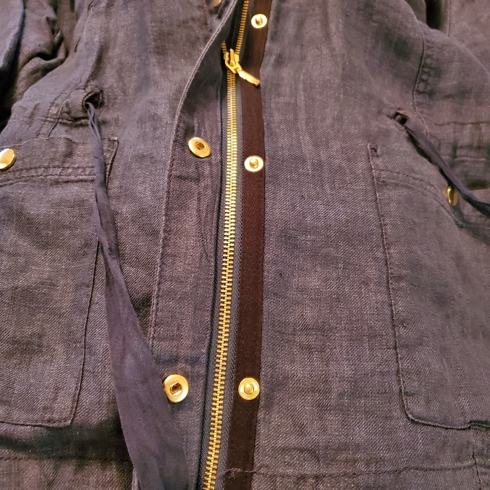 Blue Linen Jacket - Picture 5 of 8